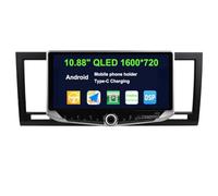 QLED Autoradio stéréo Android 15 10,9" pour VW Volkswagen Caravelle 6 T6.1 T6 2015-2020 GPS Carplay Support de téléphone Type C Charge (8 cœurs 4 + 64 Go Wifi 4G)