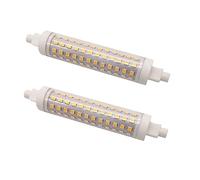 QLEE 2 PCScs Ampoules Led R7s 118 Mm 12 W J118 T3 équivalent à Une Lumière De 150 W Applique Murale Linéaire De Type J à Double Extrémité Blanc Chaud Intensité Non Variable,3000k