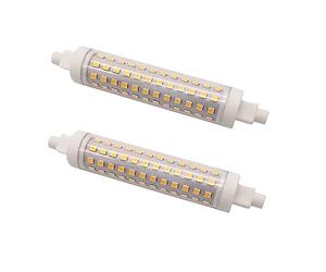 QLEE 2 PCScs Ampoules Led R7s 118 Mm 12 W J118 T3 équivalent à Une Lumière De 150 W Applique Murale Linéaire De Type J à Double Extrémité Blanc Chaud Intensité Non Variable,3000k