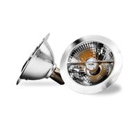 QLEE Ampoule LED 3W AC/DC 12V BA15D Double Contact Culot Bayonnette Réflecteur 4000K Blanc Neutre Lumière sur Rail Projecteur Pour Maison Ménage Éclairage Commercial Spotlight Pack de 2