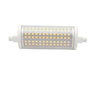 QLEE Ampoule LED R7s 118 mm 30 W Ampoules à intensité variable LED Remplacement 300 W Type J Double extrémité R7s Base équivalente 300 W Projecteur pour sol de garage Lumière chaude