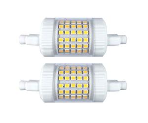 QLEE Dimmable 12w R7s Ampoule Led 78mm Daylight 150w ÉQuivalent LumièRe 3.1 "Double Ended J Base T3 R7s 150w 220v Projecteur Lecture De SéCurité De Travail Lampadaire 2PCS