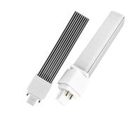 QLEE G24q Ampoule LED 4 broches PL-C Retrofit CFL Remplacement 26W 1400 lumens 314° Rotation libre Flicker Free Horizontal encastré Gx24q Ampoule Vert Doux Lumière Blanc Chaud Doux 3000K 2 paquets
