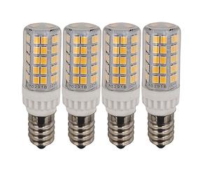 QLEE Led E14 Ampoule à micro-ondes 5W Lampe de Appareil Réfrigérateur Machine à coudre Lumière 60 watts Ampoule à incandescence de plafond Éclairage Blanc chaud 4 PCS