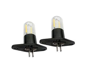 QLEE Led Z187 Four à Micro-Ondes Ampoule Droite T170 Ampoule à Filament 240v 1.5w lumière du jour éQuivalent 20w Lampe Pour Lg Sharp Midea RéFrigéRateur éLectrique Hotte De Cuisine 2 Pack