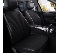QLEQMZTV Voiture Ensembles de Housses Siège pour Audi Q5 8R 2008-2012, Avant et Arrière Tissu Lin Coussin Siege AntidéRapant Respirante Protection SièGes Intérieurs Accessoires,B/Black