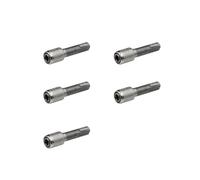 QLEUIFT 5 Pièces Adaptateur Porte-Embout SDS-Plus 6,35mm (1/4'') Tige hexagonale Foret Support convertisseur Adaptateurs de Tige Ronde à Tige Hexagonale pour forets à Percussion marteaux