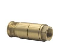 QLEVDOUOL Valve de Carburant en Laiton, clapet Anti-Retour de Pompe DN25 / DN40 / DN50 / DN65 / DN80, clapet de Fond à Double Porte en cuivre(DN65)