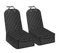 Qlf yuu Lot de 2 housses de siège avant de voiture antidérapantes et anti-rayures pour chien, 100 % étanche, avec ancre, lavables