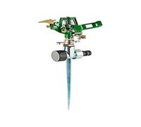 QLG 00976 Arroseur Circulaire sur Pique Tête en Métal Gris