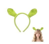 QLHNGUZ 1 bandeau vert - Accessoire de costume polyvalent pour adultes et enfants, parfait comme couvre-oreille, idéal pour Halloween, Noël, cosplay, fêtes costumées et occasions déguisées