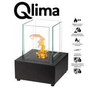 Qlima FFB 022 - Cheminée au bioéthanol - Feu décoratif sûr - Allumage facile