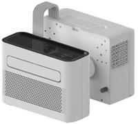 Qlima Qsplit Mini climatiseur pour caravane et camping-car, 1,46 kW, 5000 BTU, refroidissement et chauffage (560 W), Wi-Fi, silencieux et économe en énergie, débit d'air de 280 m³/h, pour pièces