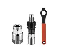 QLK Extracteur de Manivelle de Pédalier de Vélo, Outil Réparation de Vélo Démonte Pédalier VTT, avec e 16 mm, Demonte Pedalier Velo Trousse de Réparation, pour Démontage Manivelles de Vélo