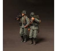 QLKFTRVNH 1/35 Modèle de Soldat Allemand en résine de la Seconde Guerre mondialeModèle de Soldat en résine Non Peint et Non assemblé //I8G7O5