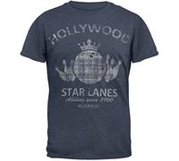 QLKNSC Big Lebowski - Hollywood Star Lanes Soft T-T-Shirts Hemden(Medium)