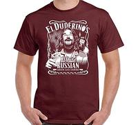 QLKNSC Big Lebowski T T-Shirts Hemden Mens The Dude El Duderino Movie Top Jeff Bridges(XX-Large)