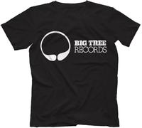 QLKNSC Big Tree Records T-T-Shirts Hemden Cotton Hot Chocolate Lobo Johnny Rivers(Large)