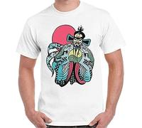 QLKNSC Big Trouble in Little China Fu Manchu Kurt Rsell Retro Big Sister t T-Shirts Hemden(X-Large)