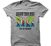 QLKNSC Bigger Than Jesus The BE Sharps Funny Printed Cotton t-T-Shirts Hemden 8985(X-Large)