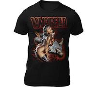 QLKNSC Death is Coming Vampirella -Feed T-T-Shirts à Manches Courtes Male T T-Shirts à Manches Courtes(Medium)