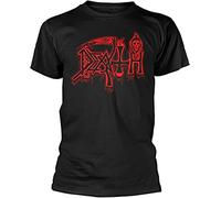 QLKNSC Death 'Life Will Never Last' T-T-Shirts à Manches Courtes Black(Small)