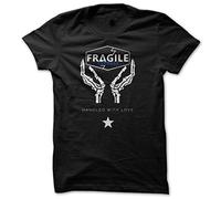 QLKNSC Death Stranding Fragile Express Kojima Men's T-T-Shirts à Manches Courtes Black(Small)