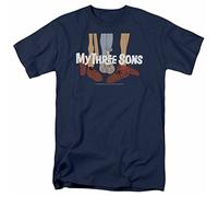 QLKNSC HAIT My Three Sons Shoes T Shirt Mens TV Show Douglas Navy Blue(X-Large)