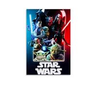 QLLHDL Affiches de film Star Wars - Affiches d'art dramatiques - Décoration pour salon, bureau, salon - 40 x 60 cm - Style 10 sans cadre