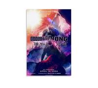 QLLHDL Godzilla And Kong New EmpireMovie Posters TV Drama Art Poster Impression pour salon, bureau, salon 30 x 45 cm Sans cadre Style 14