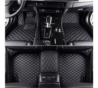 Qlligh pour Chev-rolet Camaro SS 2010-2015(LHD) Tapis De Sol De Voiture en Cuir sur Mesure Tapis de Voiture Imperméables AntidéRapant Moquette Tapisinterieur Accessories,Black