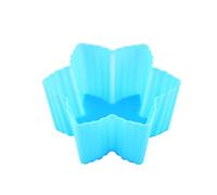 QLLQ Moules à gâteau hexagonaux réutilisables en silicone - Vanille - Pour tarte et gelée - Ustensiles de cuisson - Orange - Bleu