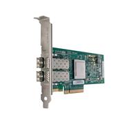 QLogic 8Gb FC Dual-port HBA for IBM System x - Adaptateur de bus hôte - PCIe x4 - 8Gb Fibre Channel x 2 - pour System x3100 M5; x3250 M6; x32XX M2; x34XX; x3550 M2; x3650 M2; x3650 M4 HD; x3950...