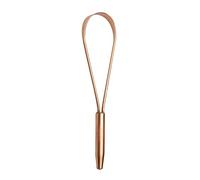 qLoop Nettoyeur de langue en cuivre - Utilisation facile à une main - Couverture plus grande surface - Santé ayurvédique du cuivre pour une haleine fraîche et une hygiène buccale totale (simple)