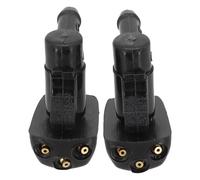 QLOREGS Buse de Lave-Glace Compatible avec Toyota pour Highlander pour MK1 2001 2002 2003 2X Buse De Pulvérisation De Jet De Lave-Glace Automatique OEM:986302E100 Buse De Lave-Glace