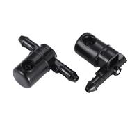 QLOREGS Buse Lave-Glace Compatible avec Opel pour Zafira A 1998-2004 pour Zafira B 2005-2011 2 Pièces 12782508 12782509 Becs Brumisateur Ventilateur Type Jet Lave-Glace