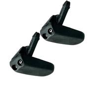 QLOREGS Buse Lave-Glace Compatible avec VW pour Jetta pour MK1 pour MK2 1979 1980 1981 1982-1997 2X Buses De Lave-Glace Avant Buse De Pulvérisation d'eau OEM:191955985A