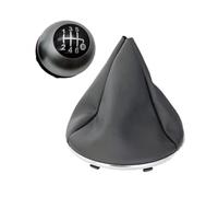 QLOREGS Pommeaux vitesse Compatible Avec Fiat Pour 500 Pommeau De Levier De Vitesse 5 Vitesses 6 Vitesses Accessoire De Style(Silver 6s pu)