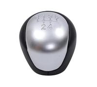 QLOREGS Pommeaux vitesse Compatible Avec Hyundai Pour Elantra Pour I30 2008 2009 2010 2011 2012 Pommeau De Levier De Vitesse Manuel À 5 Vitesses(Silver)
