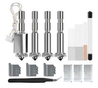 QLOUNI Kobra 3 Max/3 Max Combo Hotend Kit avec buses 0,2/0,4/0,6 mm, haute puissance de chauffage avec bloc chauffant en céramique, résistant à la température jusqu'à 300 °C, avec housses de