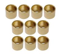 QLoztyse 10 Pièces Embouts Queue de Billard Laiton Réparation Fournitures Bagues Cuivre Installation Pratique Convient pour Jeux de Billiard Compétitions, 9 Mm de Dia