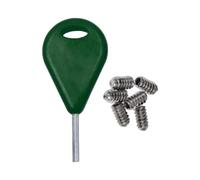 QLoztyse 7 Pièces Aileron de Surf Comprenant Une Clé à Poignée Un Outil de Fixation et des Vis de Remplacement Adapté pour Les Ajustements Rapides et, Vert