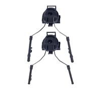 QLoztyse Adaptateur de Rail de Casque Bras de Montage pour Écouteurs Attache de Rail Support de Fixation Installation Facile en Nylon Adapté pour Une, Noir