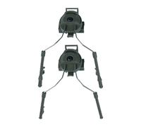 QLoztyse Adaptateur de Rail de Casque Bras de Montage pour Écouteurs Attache de Rail Support de Fixation Installation Facile en Nylon Adapté pour Une, Vert