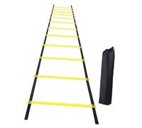 QLoztyse Agility Ladder Échelle de Rapidité d'Entraînement Football Matériel d'Agilité Pliable Équipement de Coordination pour Adultes et Enfants Adapté à, 6 Mètres 12 Sections