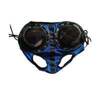 QLoztyse Lunettes D'équitation, Protection des Yeux pour Chevaux, Coupe-Vent de Qualité Supérieure, Remplace Les œillères Professionnelles en Filet, Bleu