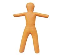 QLoztyse Mannequin de Grappling Outil de Boxe Poupée de Jiujitsu Sac de Lutte en Cuir Rempli pour l'Amélioration des Techniques Adapté pour, Jaune