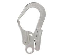 QLoztyse Mousqueton Robuste avec Mécanisme Autobloquant pour La Randonnée, Argent