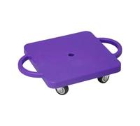 QLoztyse Planche de Scooter avec roulettes et Poignées pour Enfants, 11,8 Pouces, pour Jeux Intérieurs et Extérieurs, Violet
