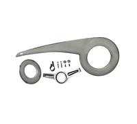 QLoztyse Protège-chaîne de Vélo Bouclier de Protection Accessoire de Bicyclette Garde-chaîne Intégral en Matériau Robuste Anti-poussière Approprié pour Les, Noir Transparent